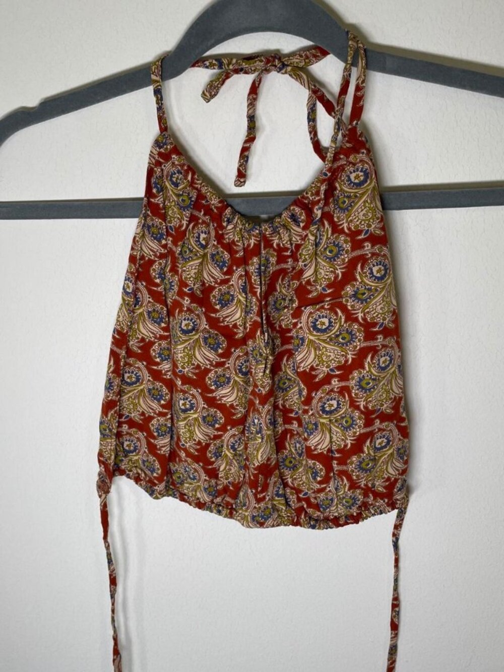 Intimately Free People Paisley Halter Crop Top